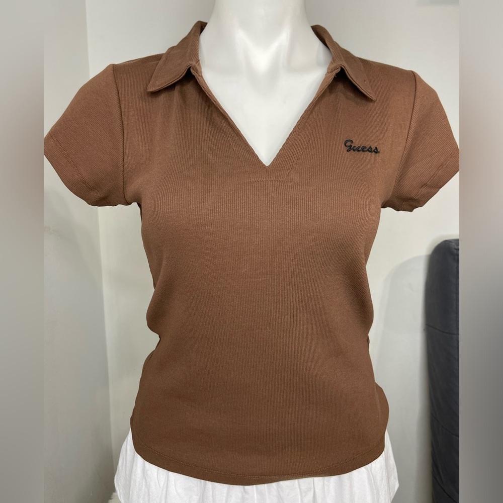 Guess Tan Polo Top